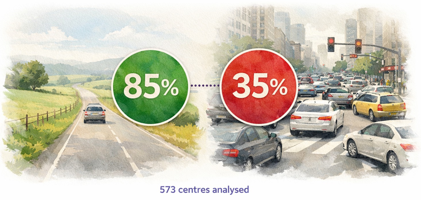 Driving Test Pass Rates Exposed: 70-Point Gap Between Australia's Easiest and Hardest Centres