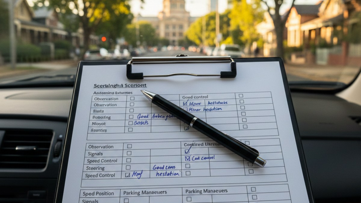 维州路考评分规则中文翻译 - VicRoads Drive Test 评分标准完整版