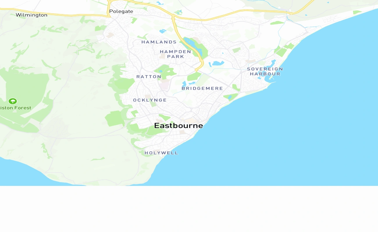 Eastbourne 驾考路线 #2518 地图 - ENG 英国